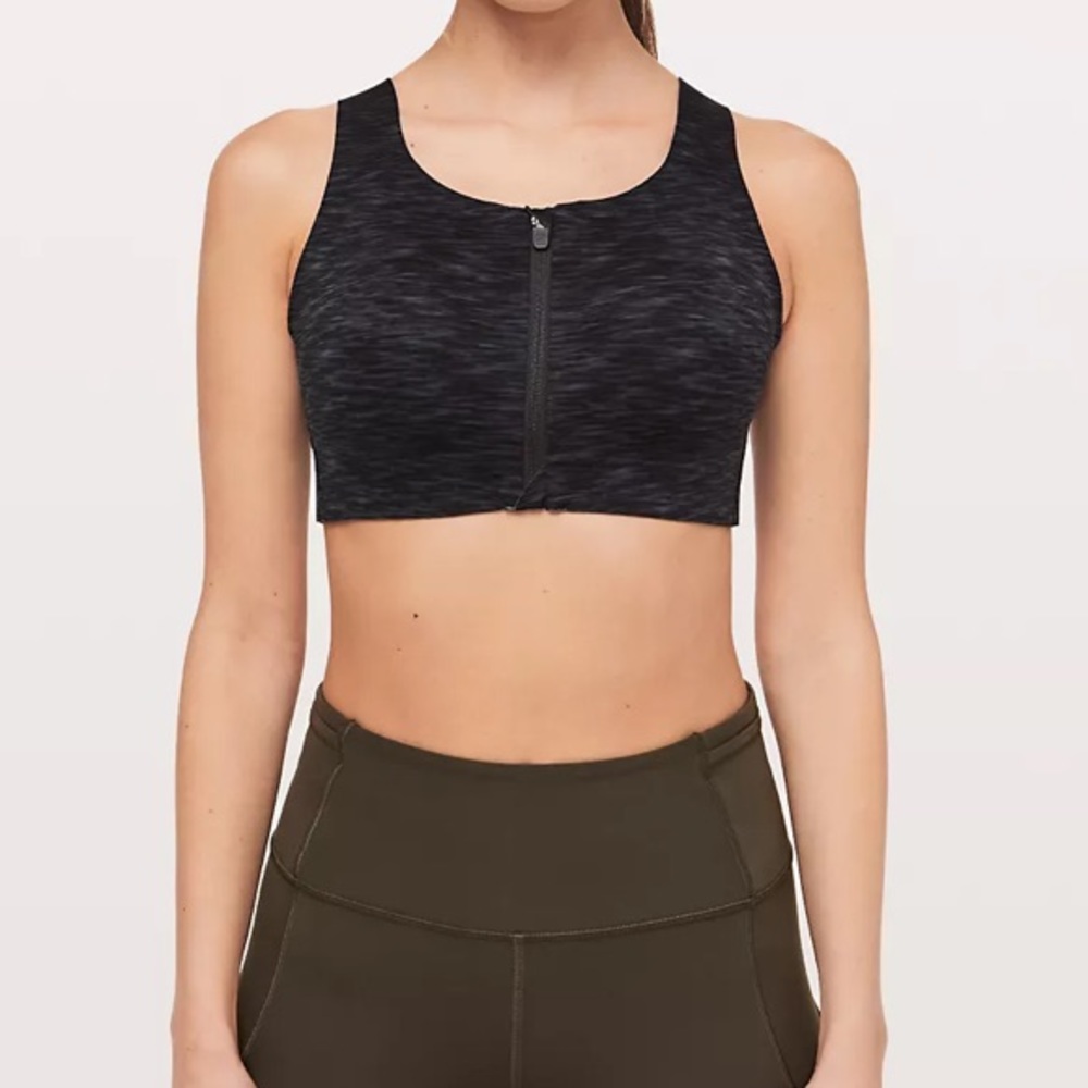 Lululemon enlite front zip bra
